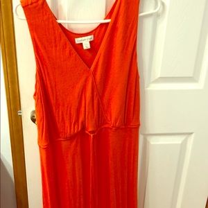 Orange max dress